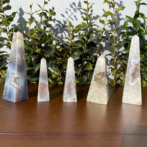 [LOT 178 ] AGATE OBELISK STONE - ALURA STONE