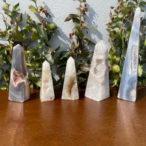 [LOT 212]AGATE OBELISK STONE - ALURA STONE