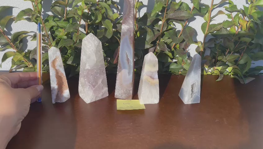 [LOT 206] AGATE OBELISK STONE - ALURA STONE