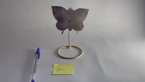 Agate Druzy Butterfly Stone on Metal Stands - Alura Stones