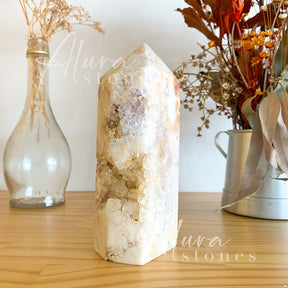 Amethyst Crystal Polished Points Tower - Healing Crystals - Alura Stones