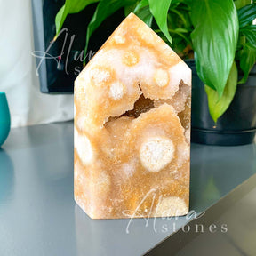 Amethyst Crystal Polished Points Tower - Healing Crystals - Alura Stones