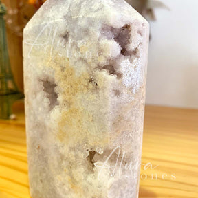 Amethyst Crystal Polished Points Tower - Healing Crystals - Alura Stones