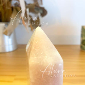 Amethyst Crystal Polished Points Tower - Healing Crystals - Alura Stones