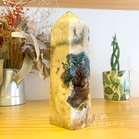 Amethyst Crystal Polished Points Tower - Healing Crystals - Alura Stones