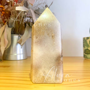 Amethyst Crystal Polished Points Tower - Healing Crystals - Alura Stones