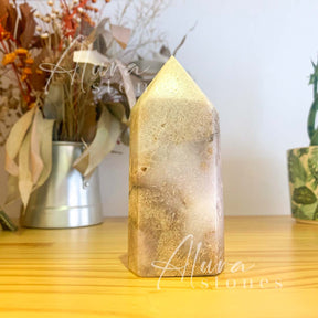 Amethyst Crystal Polished Points Tower - Healing Crystals - Alura Stones