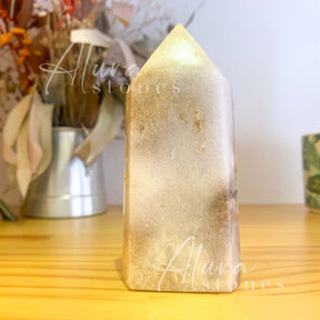 Amethyst Crystal Polished Points Tower - Healing Crystals - Alura Stones