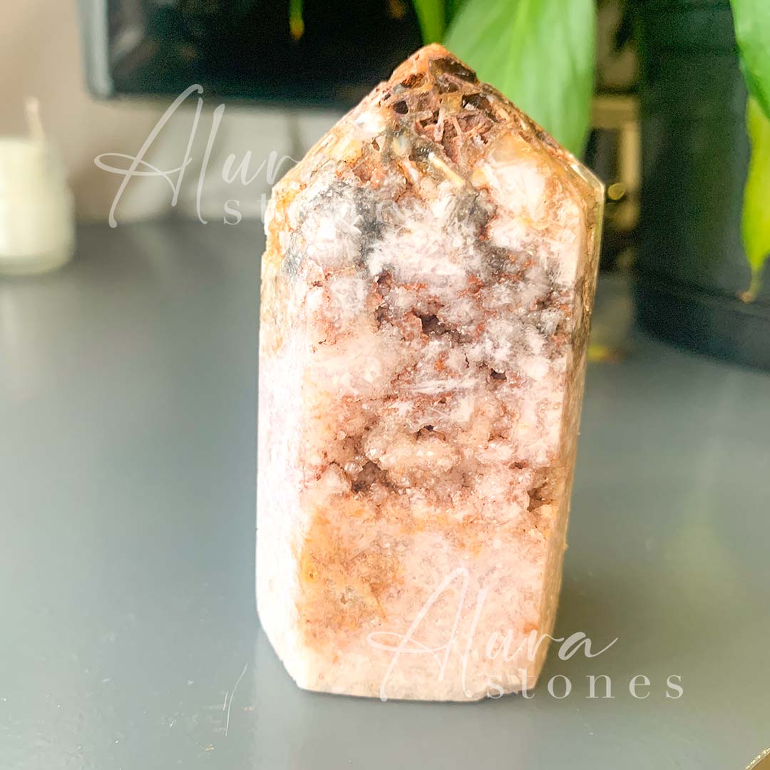 Amethyst Crystal Polished Points Tower - Healing Crystals - Alura Stones