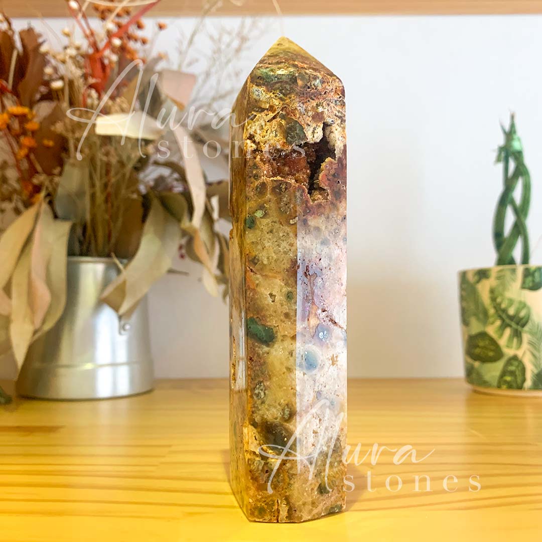 Amethyst Crystal Polished Points Tower - Healing Crystals - Alura Stones