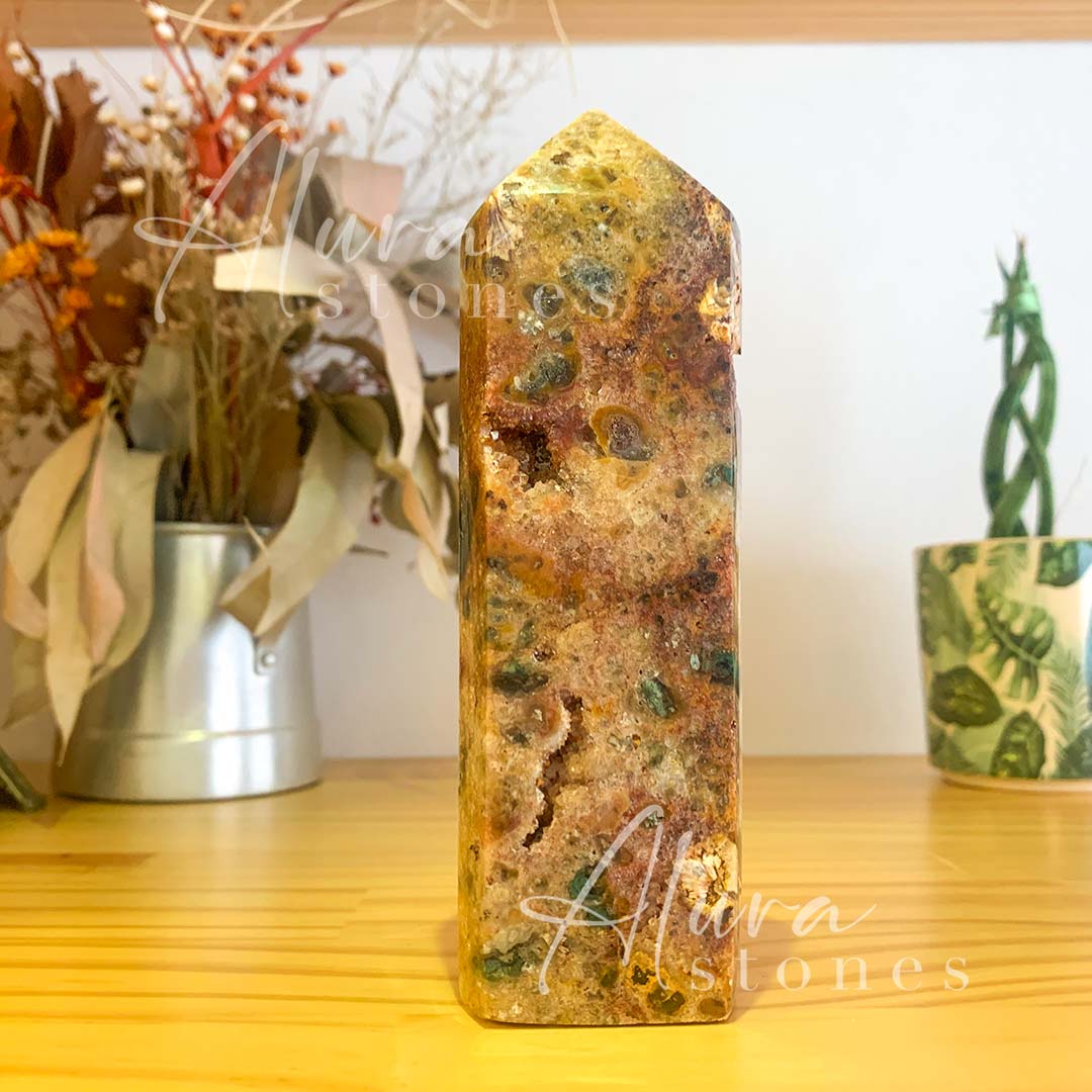 Amethyst Crystal Polished Points Tower - Healing Crystals - Alura Stones