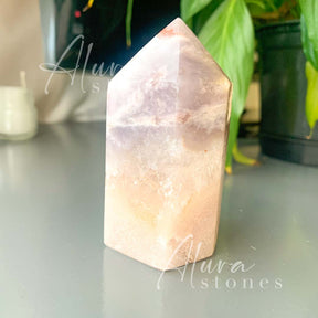 Amethyst Crystal Polished Points Tower - Healing Crystals - Alura Stones