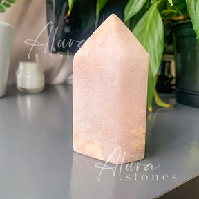 Amethyst Crystal Polished Points Tower - Healing Crystals - Alura Stones