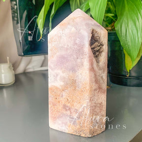 Amethyst Crystal Polished Points Tower - Healing Crystals - Alura Stones