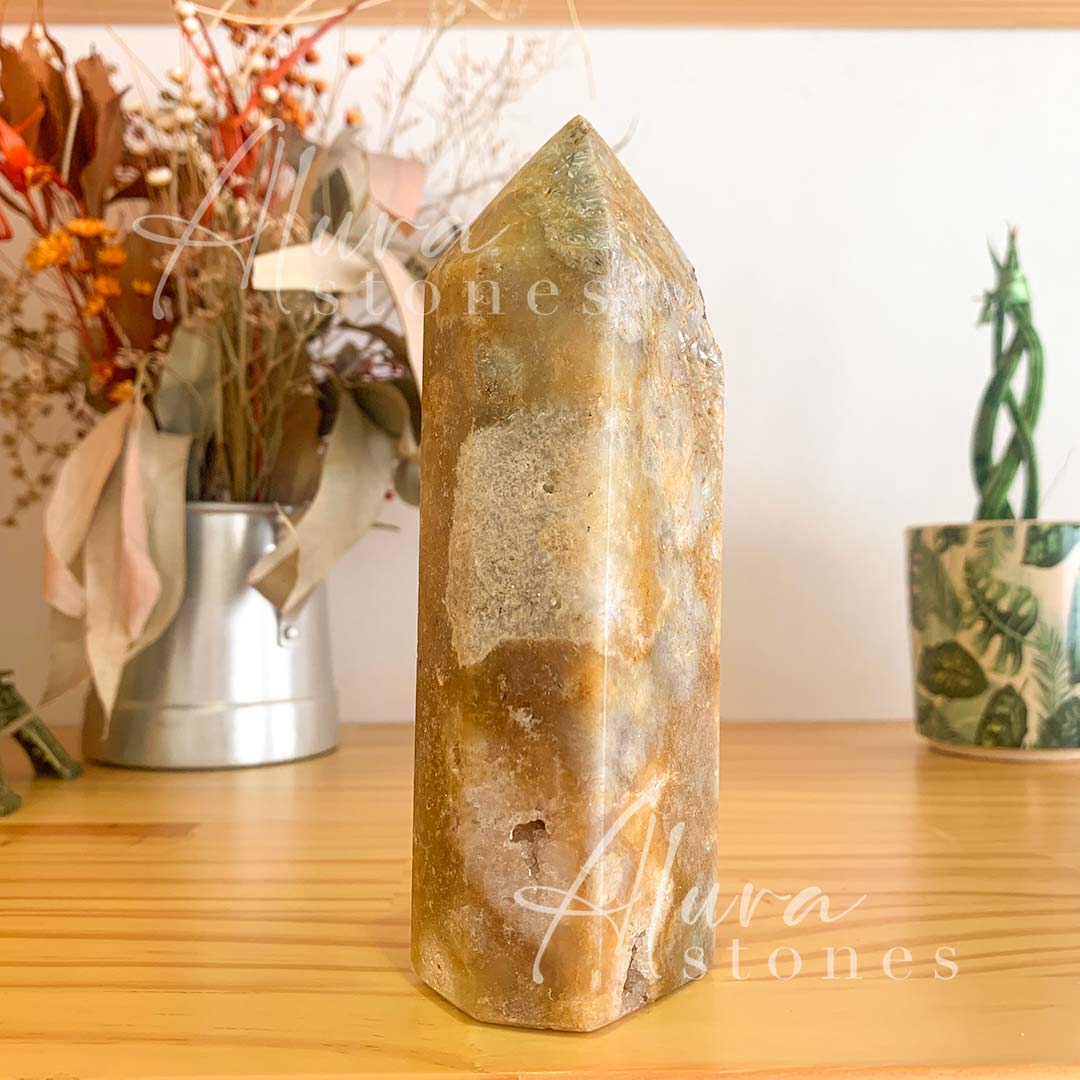 Amethyst Crystal Polished Points Tower - Healing Crystals - Alura Stones