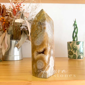 Amethyst Crystal Polished Points Tower - Healing Crystals - Alura Stones