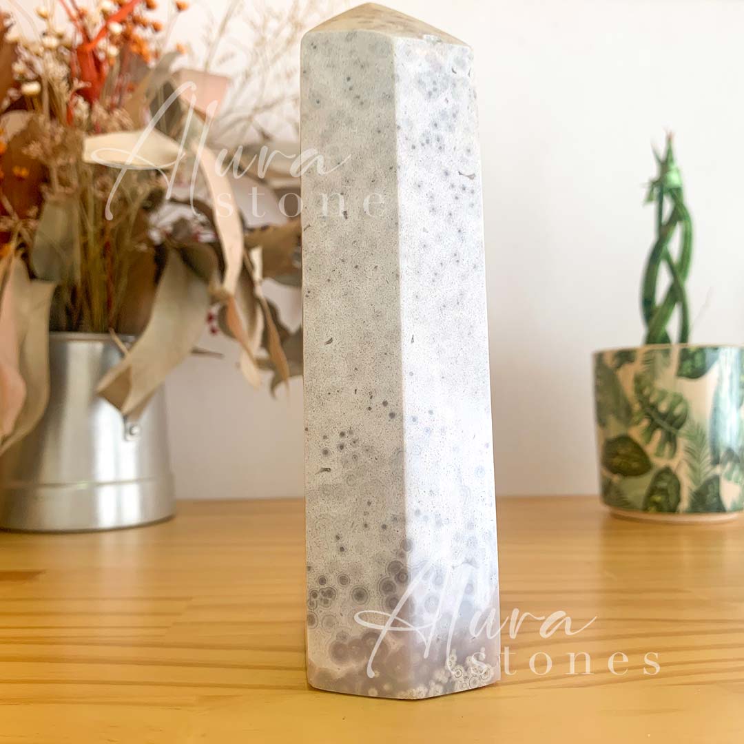 Amethyst Crystal Polished Points Tower - Healing Crystals - Alura Stones