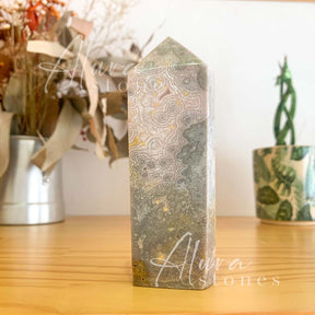 Amethyst Crystal Polished Points Tower - Healing Crystals - Alura Stones