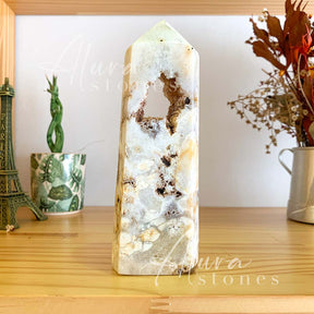 Amethyst Crystal Polished Points Tower - Healing Crystals - Alura Stones