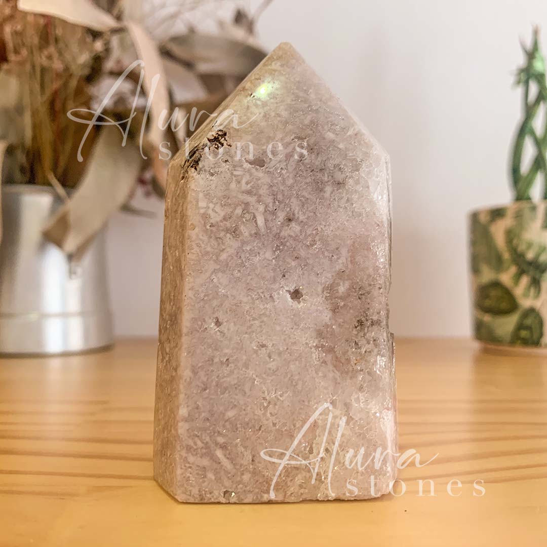 Amethyst Crystal Polished Points Tower - Healing Crystals - Alura Stones