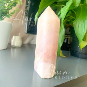 Amethyst Crystal Polished Points Tower - Healing Crystals - Alura Stones