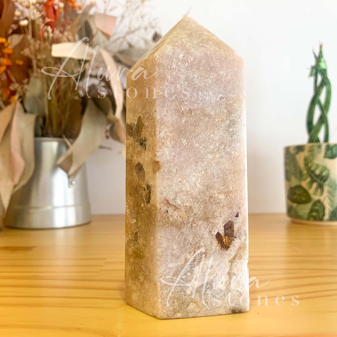 Amethyst Crystal Polished Points Tower - Healing Crystals - Alura Stones