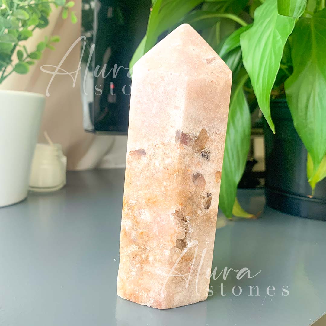 Amethyst Crystal Polished Points Tower - Healing Crystals - Alura Stones