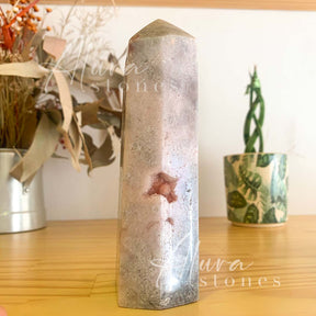 Amethyst Crystal Polished Points Tower - Healing Crystals - Alura Stones