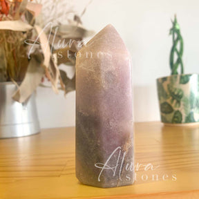 Amethyst Crystal Polished Points Tower - Healing Crystals - Alura Stones