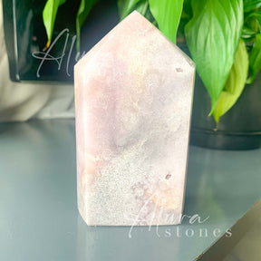 Amethyst Crystal Polished Points Tower - Healing Crystals - Alura Stones