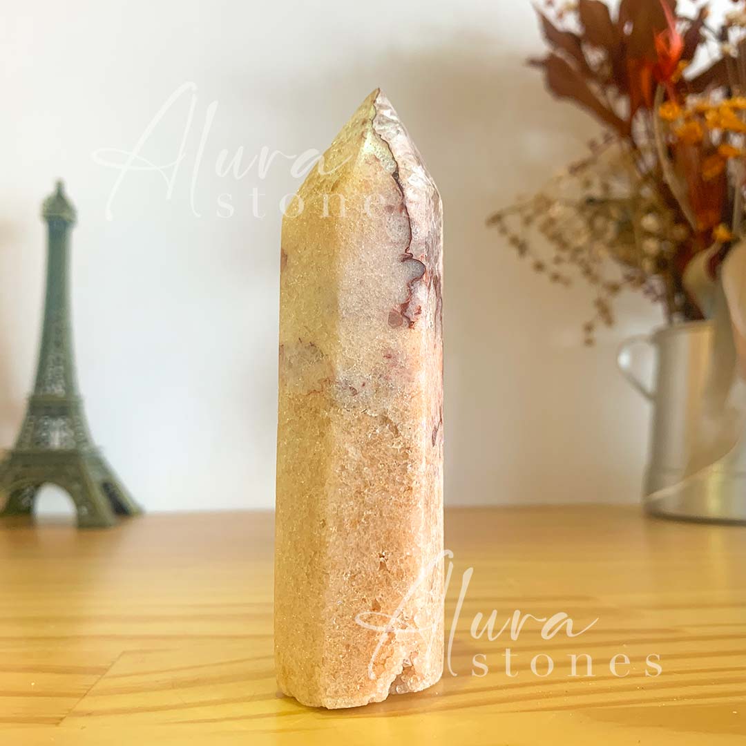 Amethyst Crystal Polished Points Tower - Healing Crystals - Alura Stones