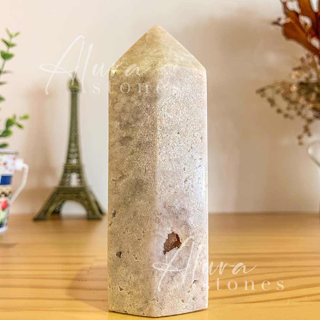 Amethyst Crystal Polished Points Tower - Healing Crystals - Alura Stones