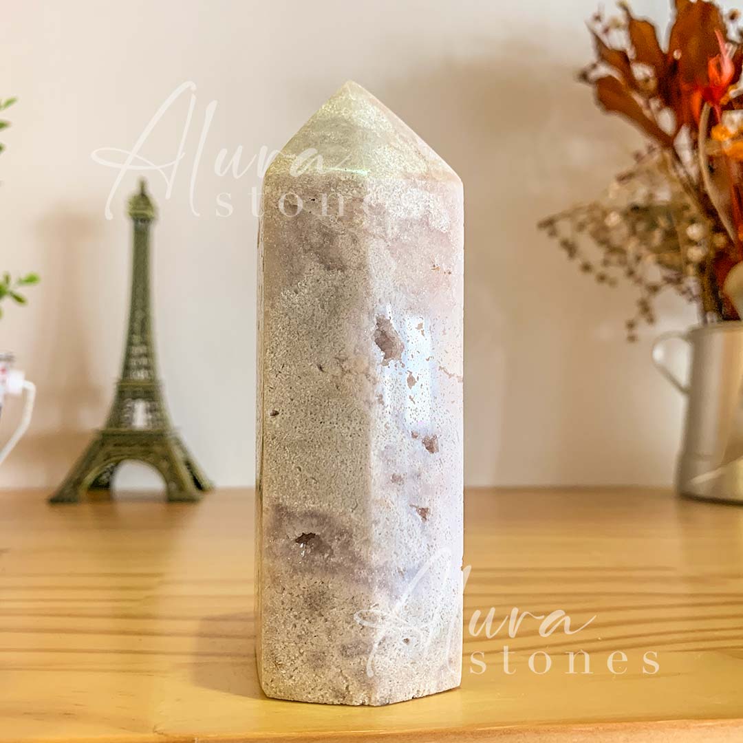 Amethyst Crystal Polished Points Tower - Healing Crystals - Alura Stones