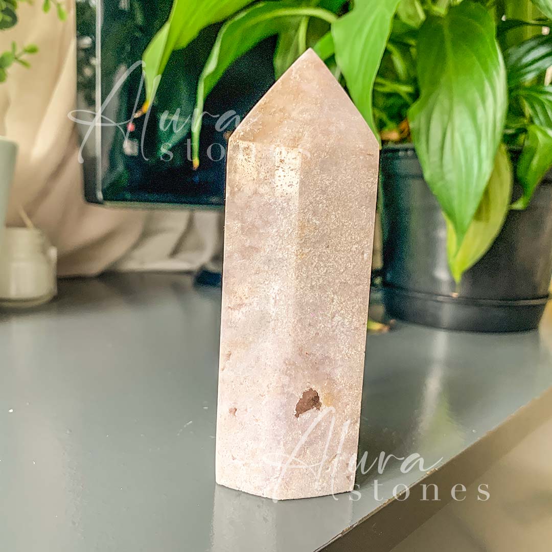 Amethyst Crystal Polished Points Tower - Healing Crystals - Alura Stones